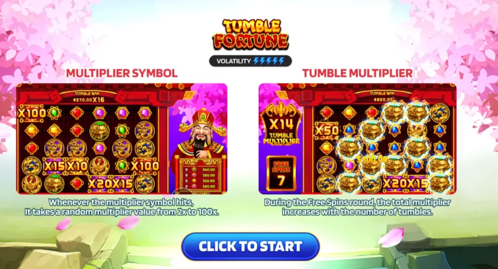 EXPERIENCE PLAYING Tumble Fortune WIN BIG